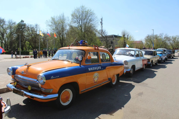 Автопробег в честь Дня Победы достиг степновского района