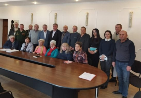 На Пленуме Совета ветеранов Предгорья.