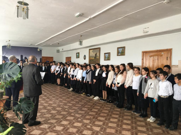 Урок мужества в сельской школе
