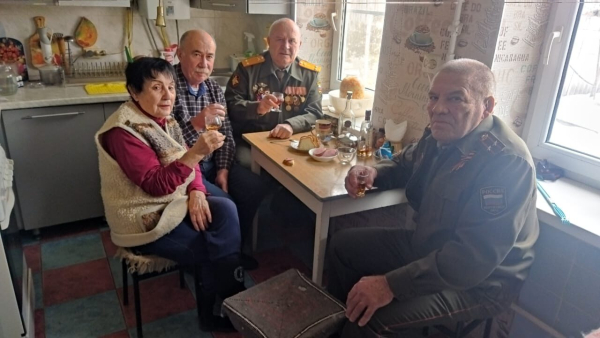 Поздравили блокадницу Ленинграда