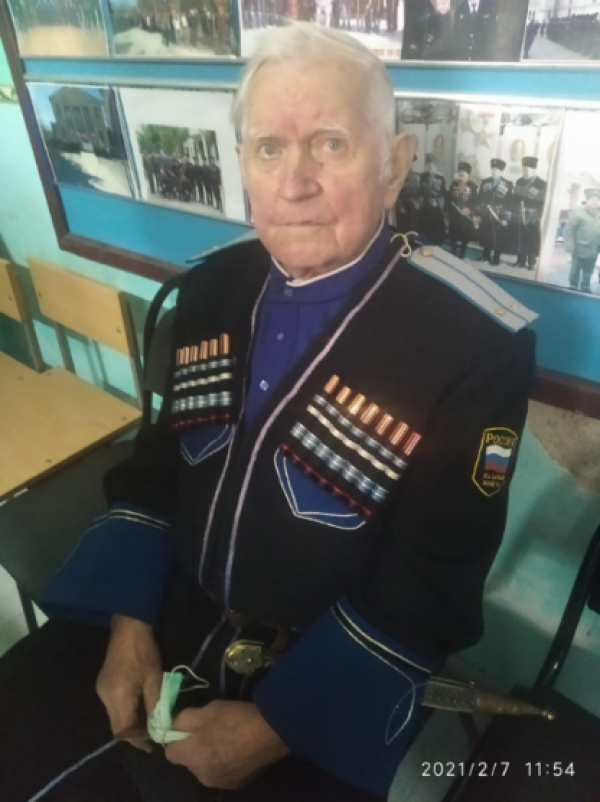 Фейерверк в честь ветерана