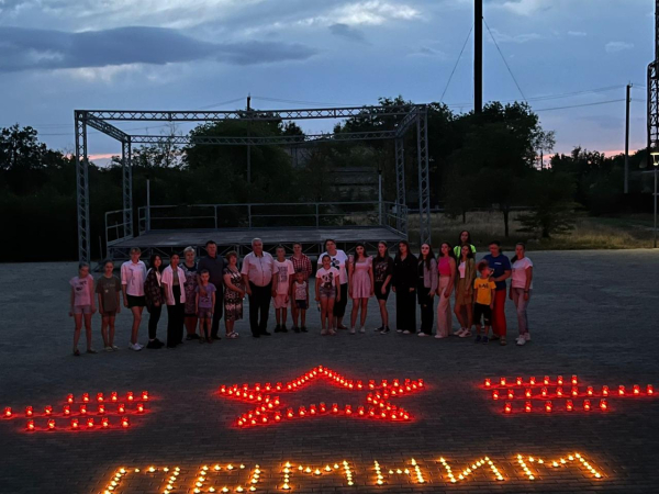 Акция &laquo;Огненные картины войны&raquo; в с. Степном